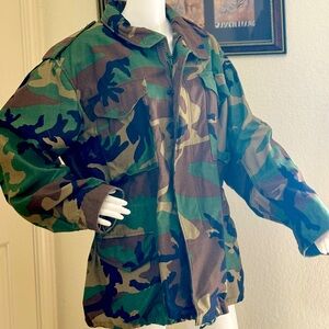 CAMOUFLAGE ARMY FIELD JACKET (AUTHENTIC)